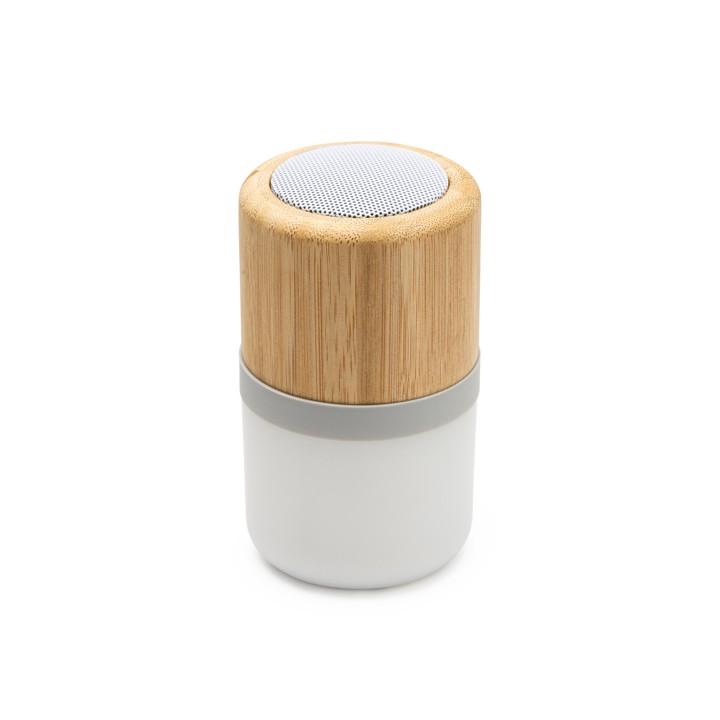 Бамбуков Bluetooth Високоговорител с LED Лампа OZCAN
