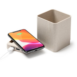 MELBUX: Еко Органайзер за Бюро с Безжично Зарядно и USB