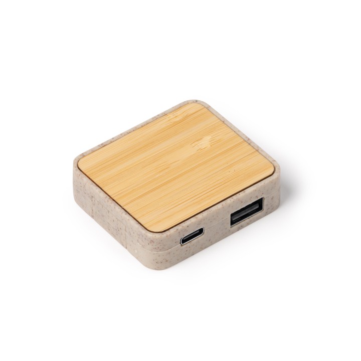 CLUNI Еко USB-C и USB-A Хъб от Бамбук
