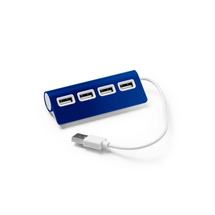 PLERION Алуминиев USB Хъб с 4 Порта