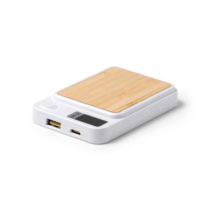 GUNDER Магнитна бамбукова батерия 5000mAh
