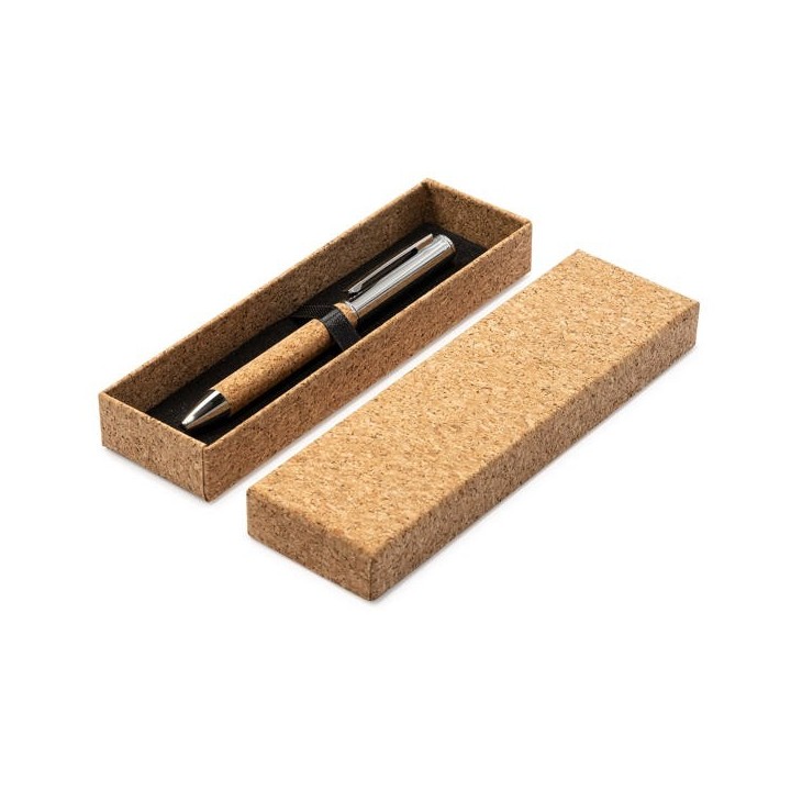 Химикалка ARTUR в Коркова Кутия – Елегантен Подарък с Гравиране