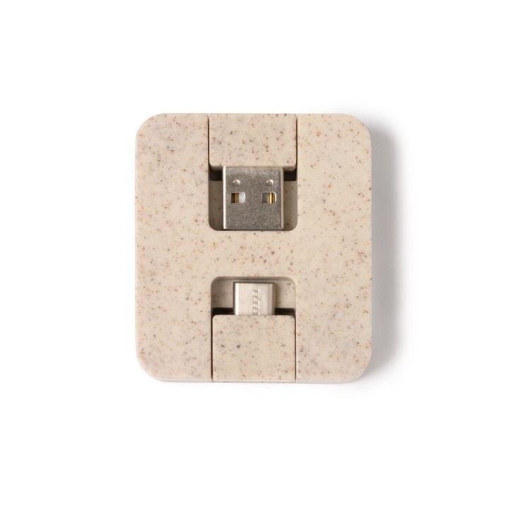 CLUNI Еко USB-C и USB-A Хъб от Бамбук